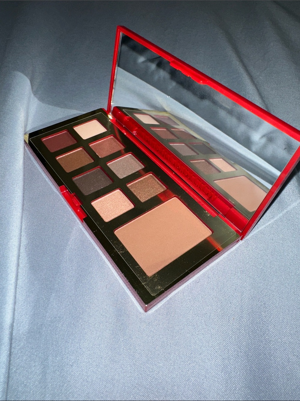 Eyeshadow and Cheek Palette - Warm Neutral Tones (Red Case)